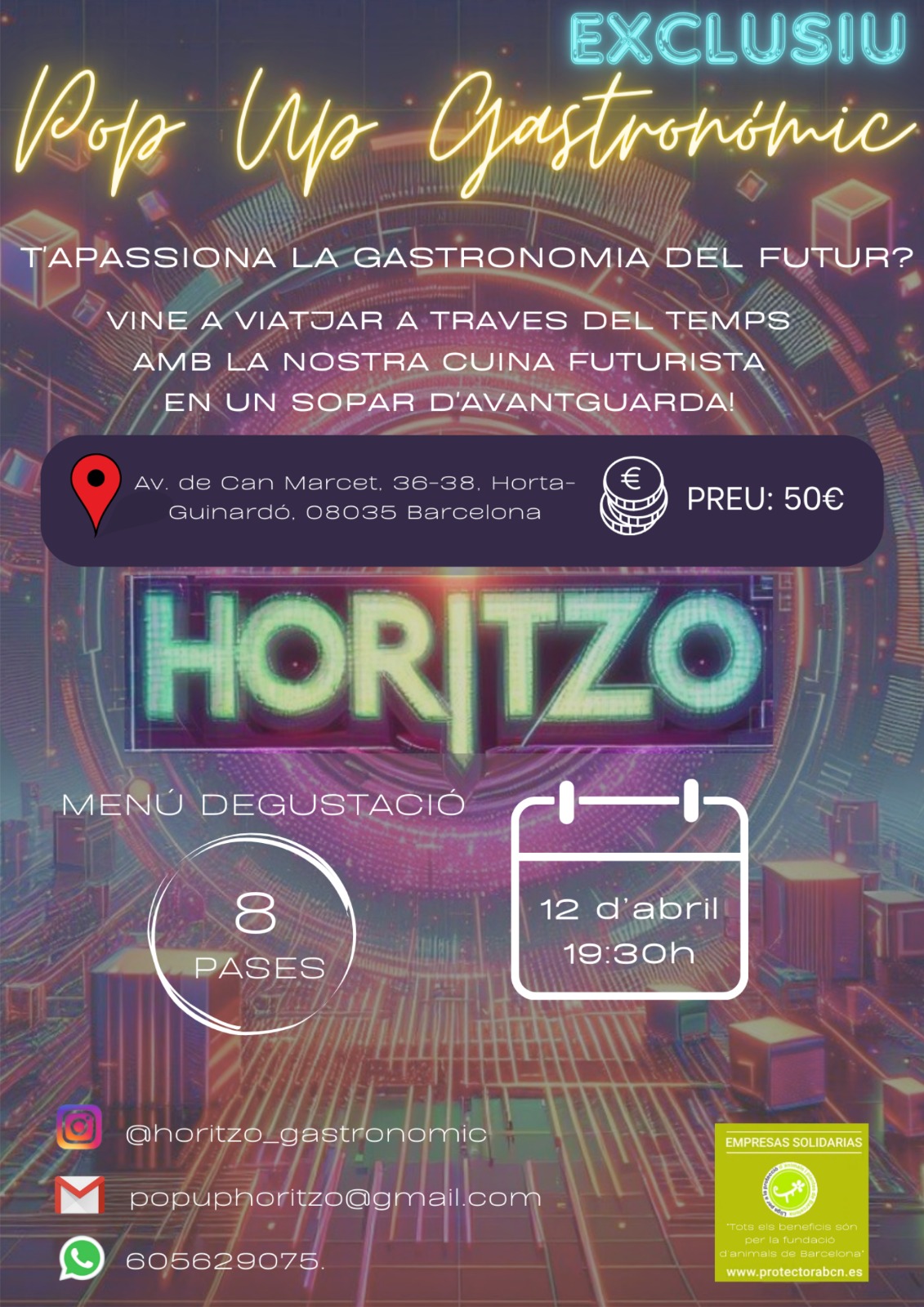 Photography from: Descubre las cuatro propuestas gastronómicas efímeras del Pop Up 2024. | CETT